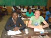 Candidats attendant l'administration des sujets au Collège sainte-Thérèse de Banfora