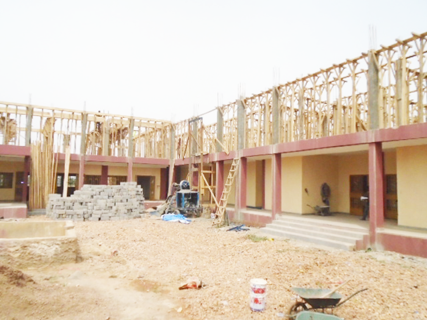 Chantier de l'Université de Fada.